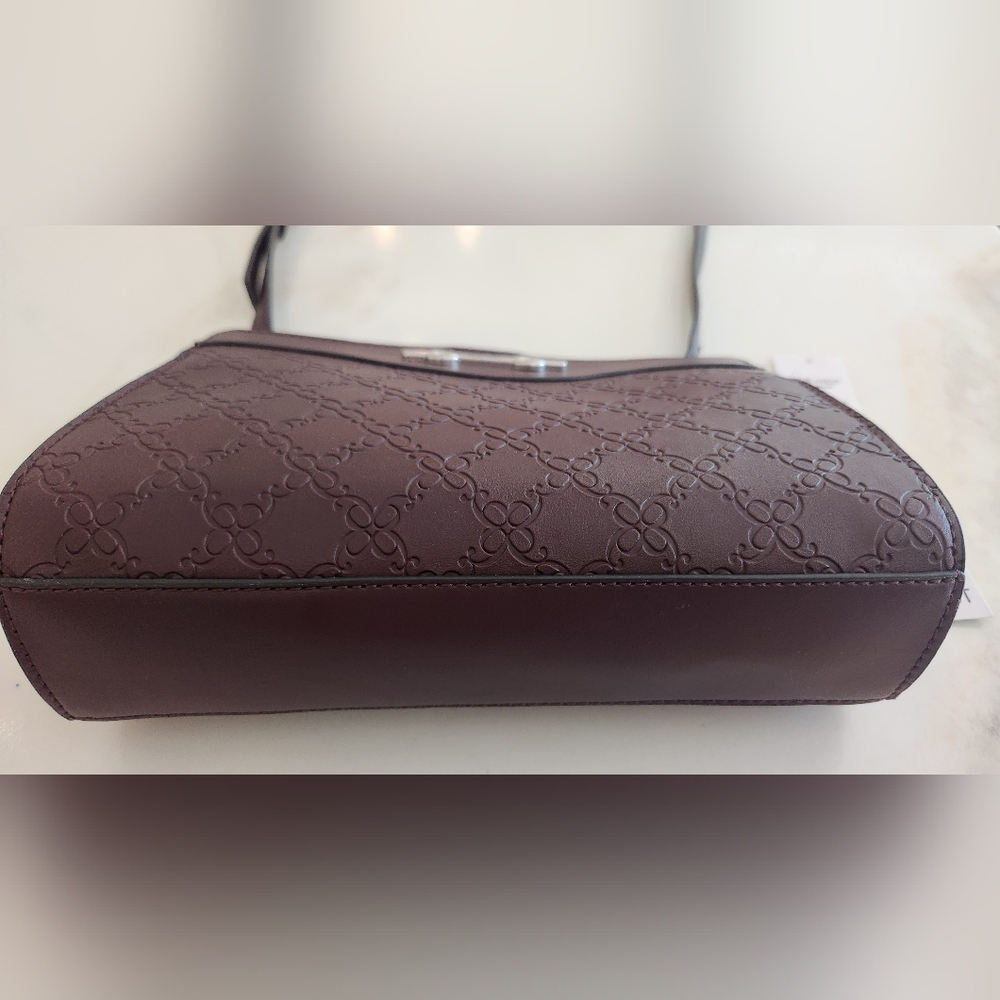 Nine West Ellena Mini Crossbody In Merlot Color. - Picture 4 of 7